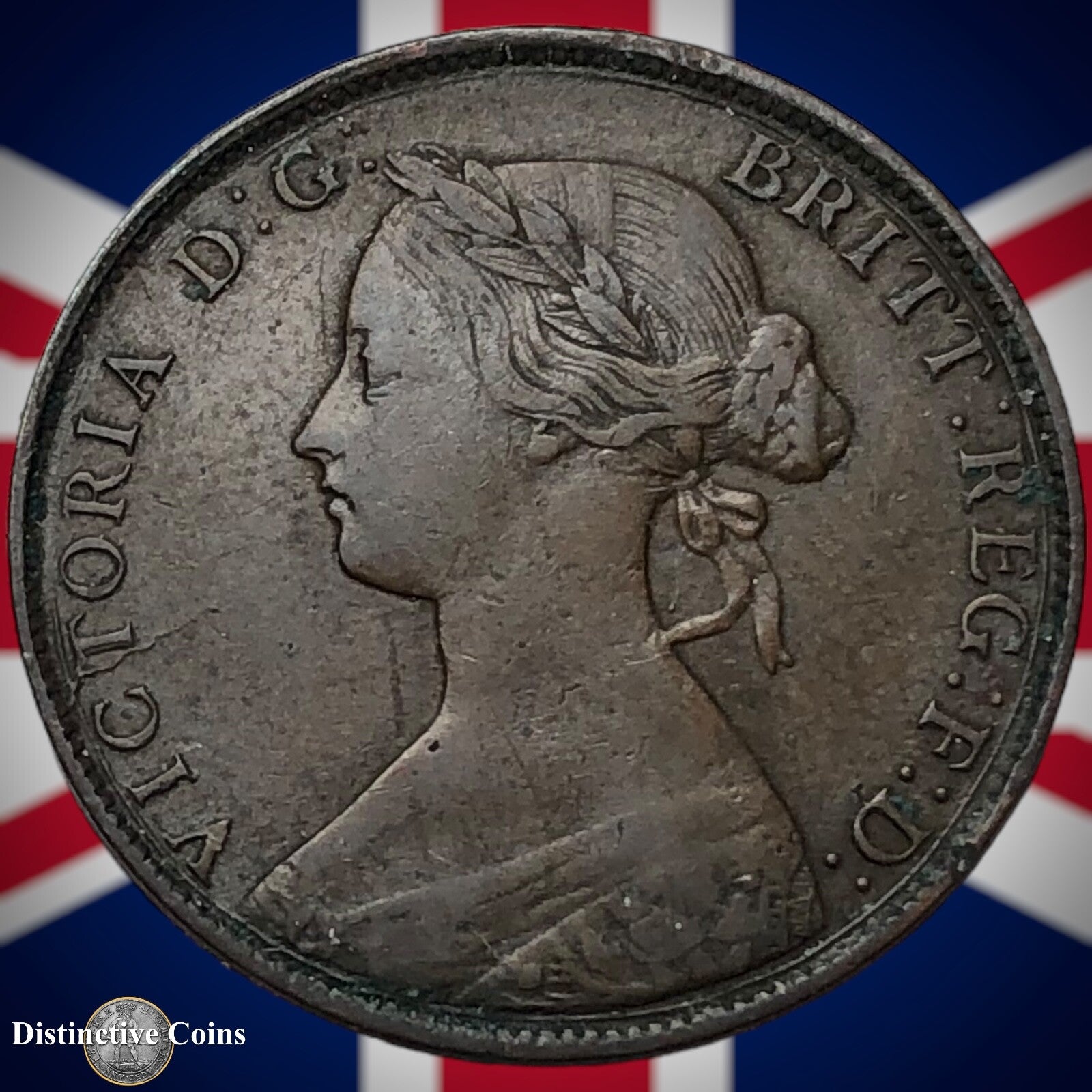 Great Britain 1861 Half Penny 1/2d GB5366