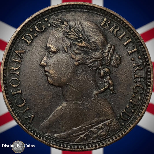 Great Britain 1875 H Farthing 1/4d GB3745