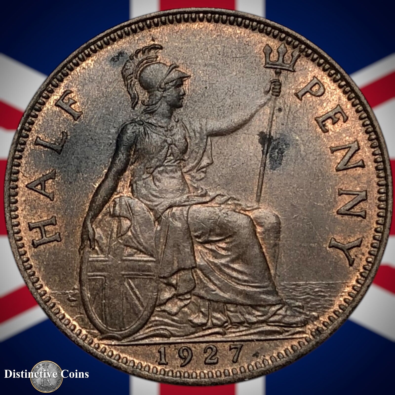 Great Britain 1927 Half Penny 1/2d GB5934