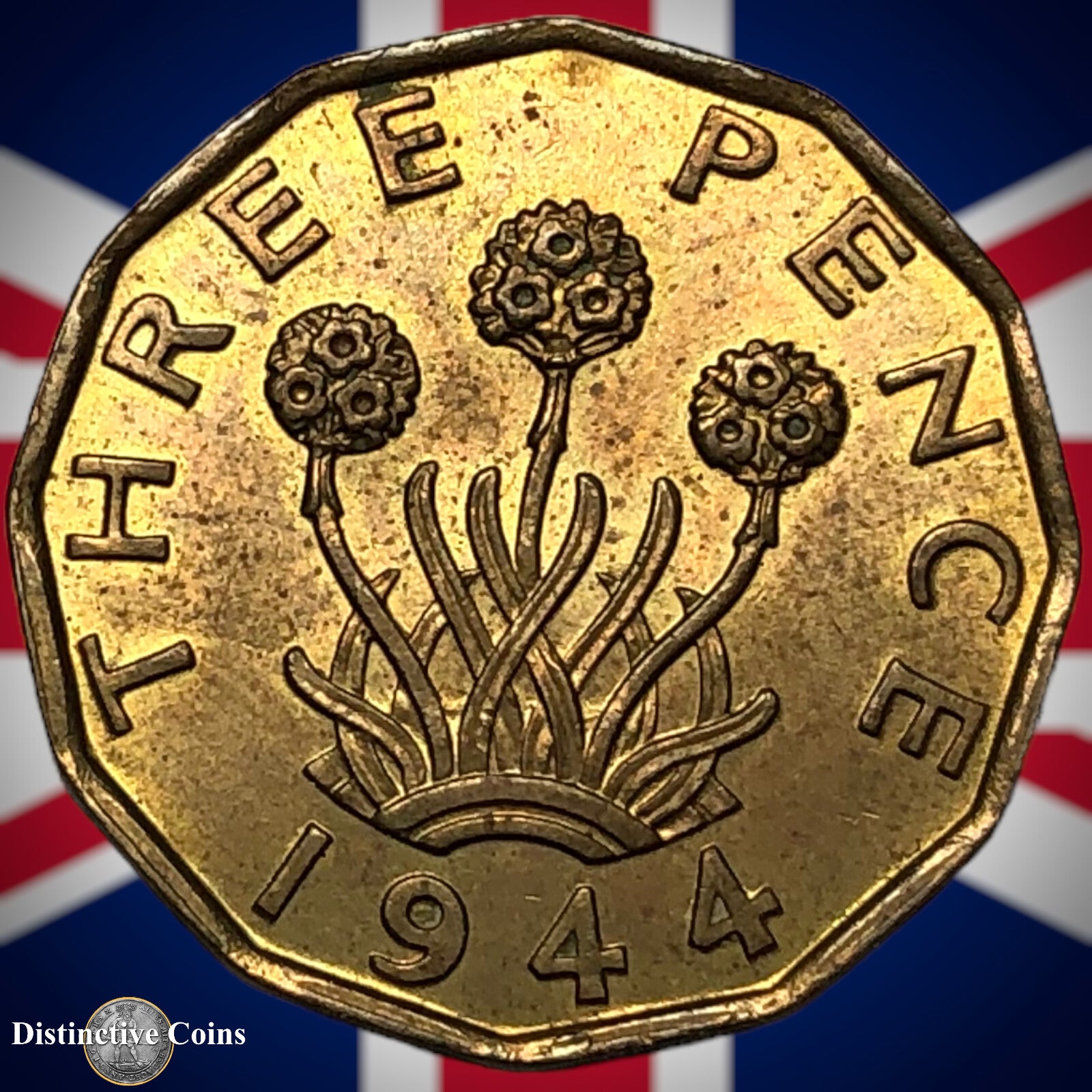 Great Britain 1944 Three Pence GB2433