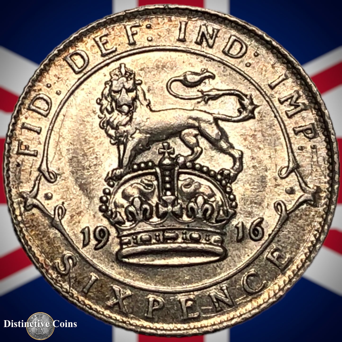 Great Britain 1916 Six Pence GB1601