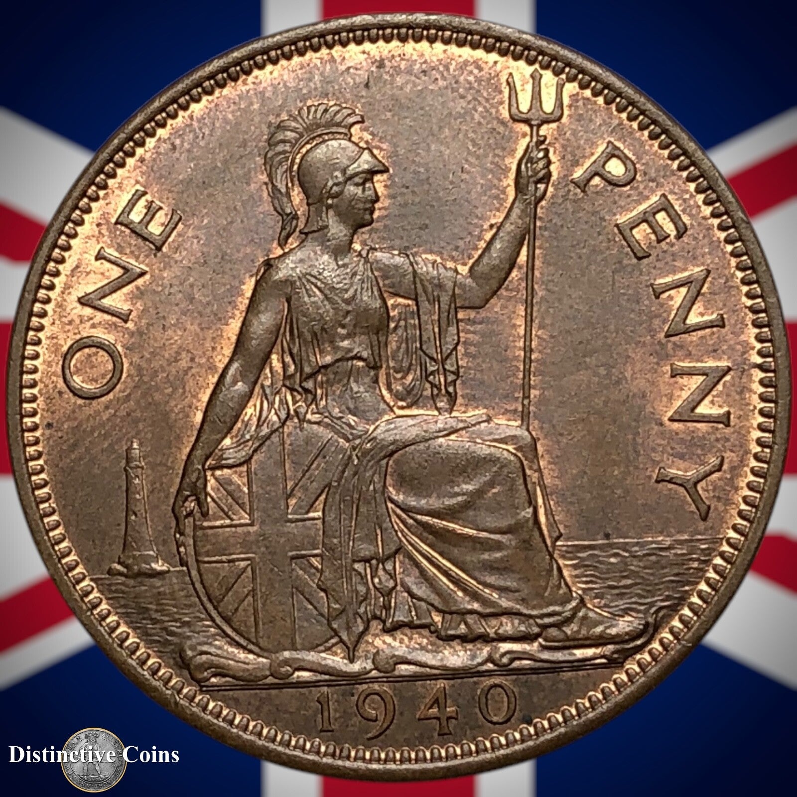 Great Britain 1940 Penny 1d GB7233