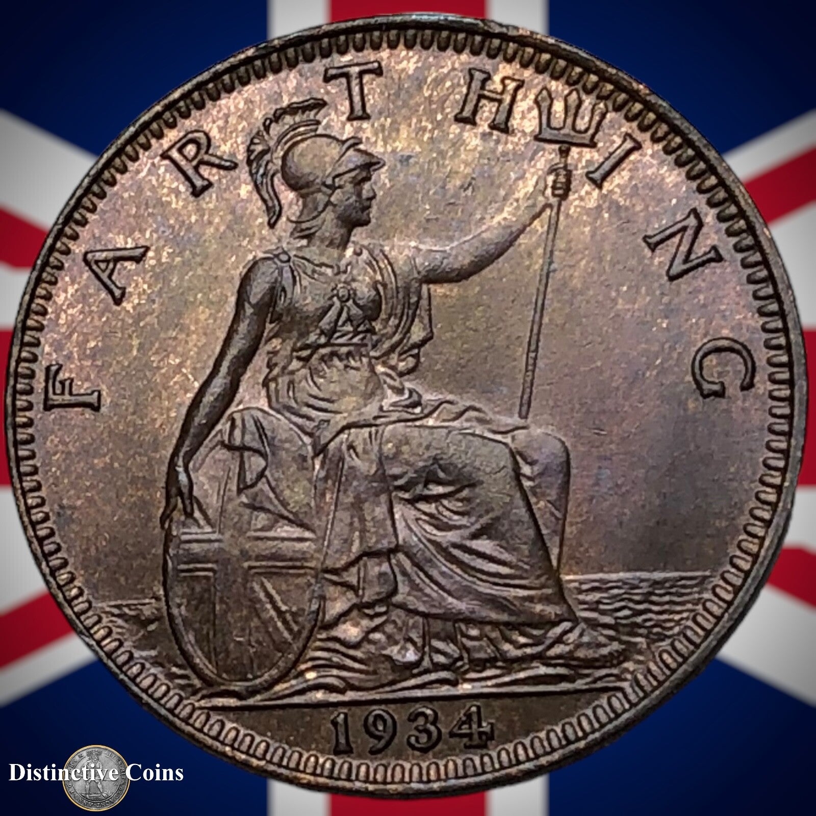 Great Britain 1934 Farthing 1/4d GB4944