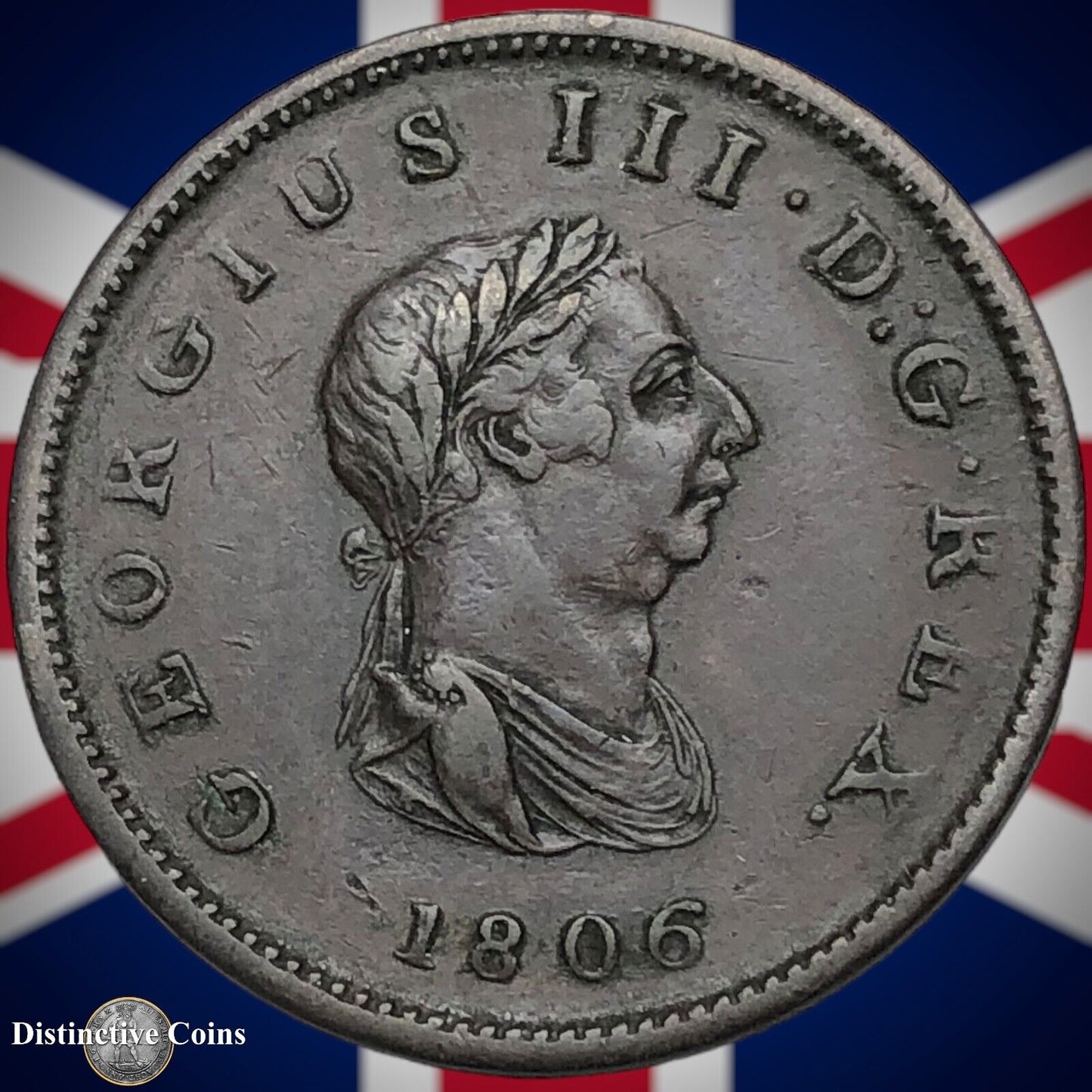 Great Britain 1806 Half Penny 1/2d GB5169