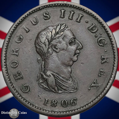 Great Britain 1806 Half Penny 1/2d GB5169