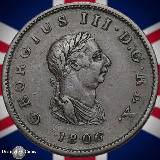Great Britain 1806 Half Penny 1/2d GB5169