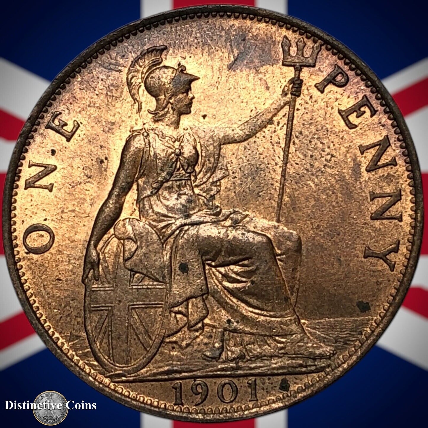 Great Britain 1901 Penny 1d GB6644