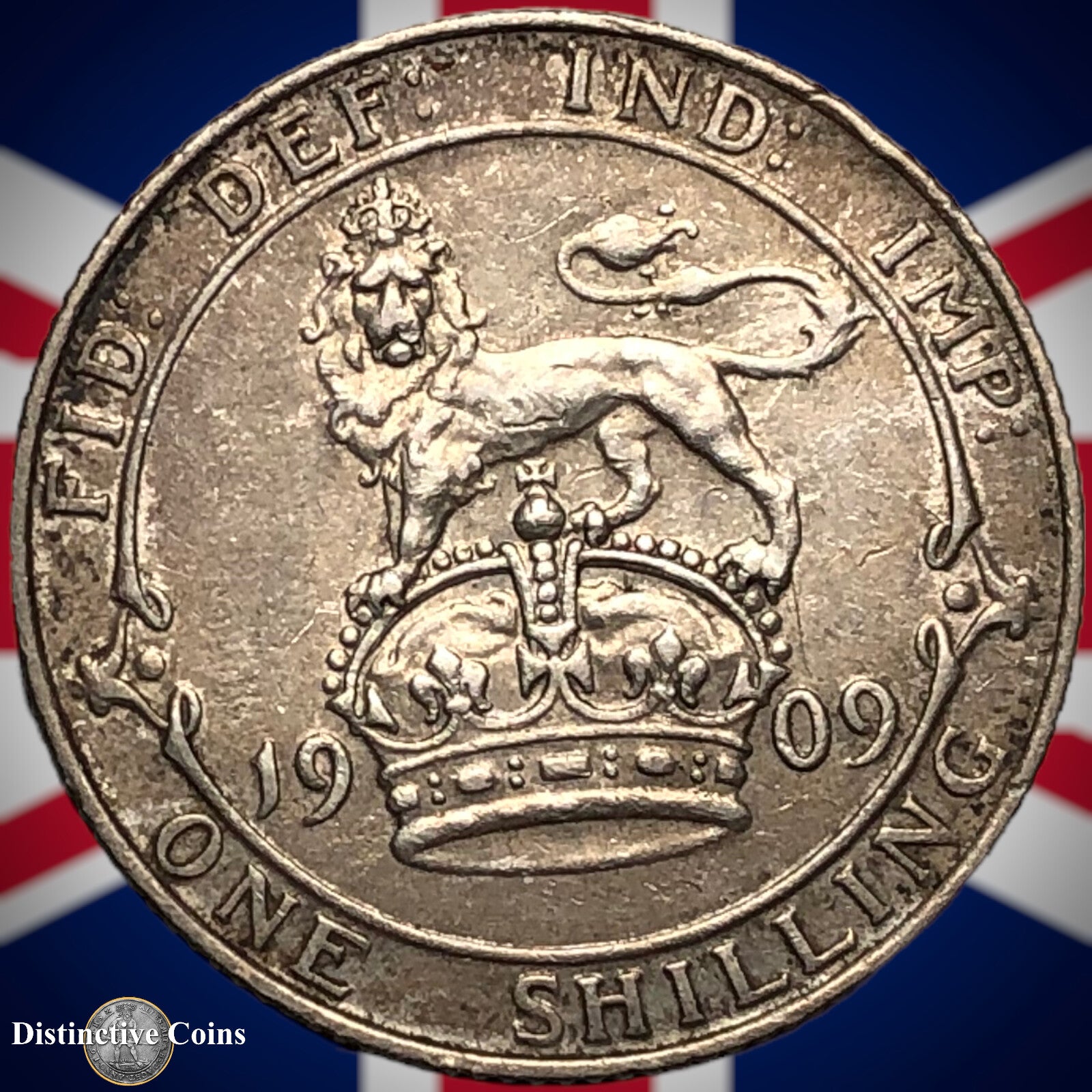 Great Britain 1909 British One Shilling GB0866