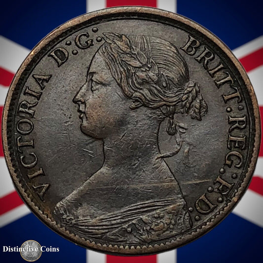 Great Britain 1865 Farthing 1/4d GB3527
