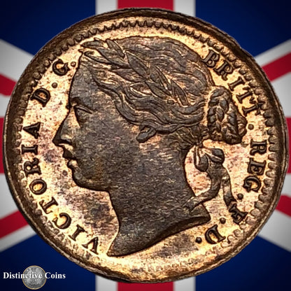 Great Britain 1885 Third Farthing 1/3 Penny GB3030