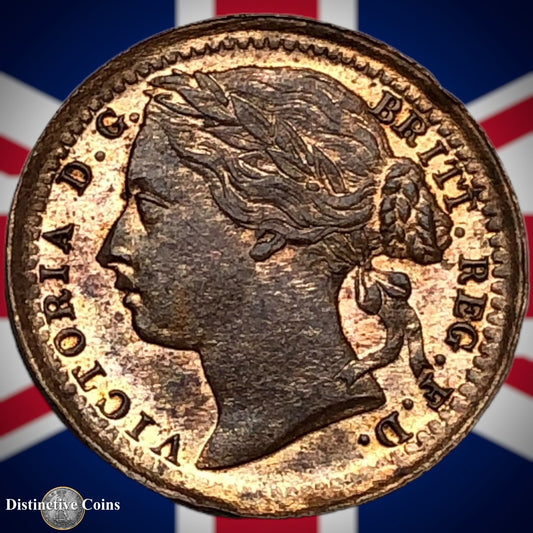 Great Britain 1885 Third Farthing 1/3 Penny GB3030