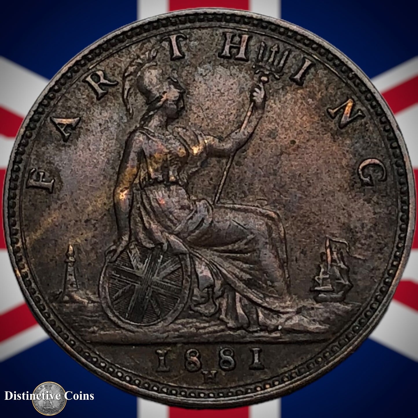 Great Britain 1881 H Farthing 1/4d GB3899