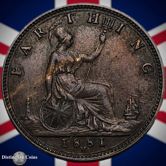 Great Britain 1881 H Farthing 1/4d GB3899