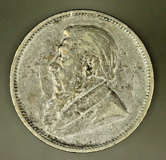 South Africa Silver 2 Shilings  1895  VF   A854