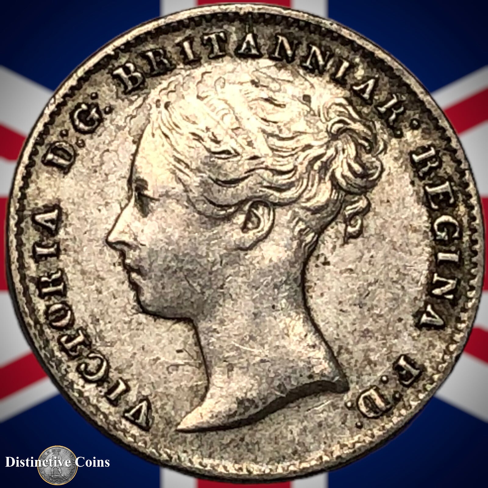 Great Britain 1859 Three Pence GB1825