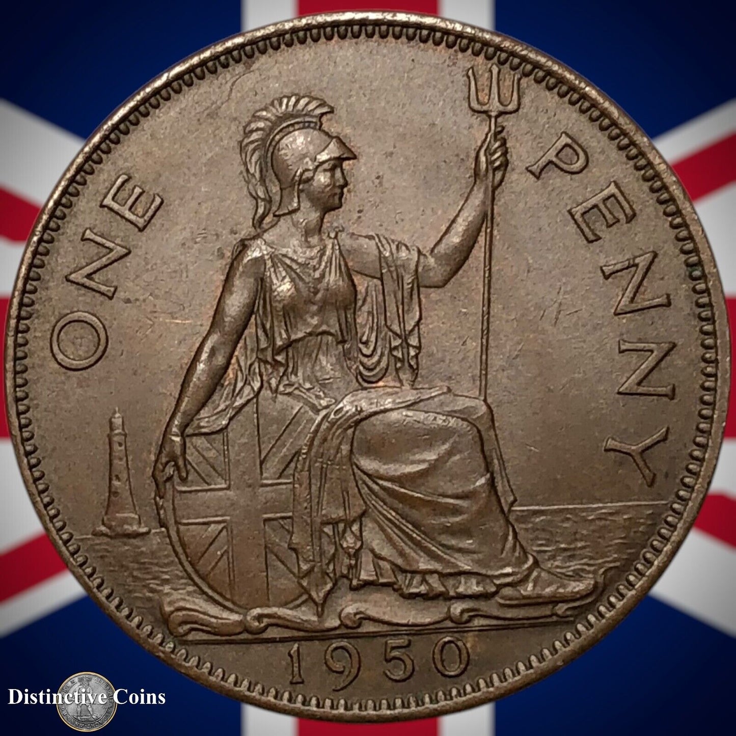 Great Britain 1950 Penny 1d GB7313