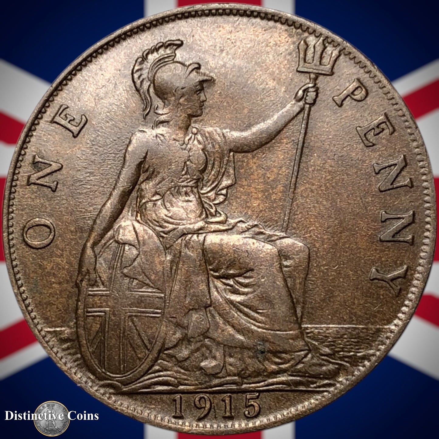 Great Britain 1915 Penny 1d GB6823