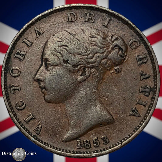 Great Britain 1853 Half Penny 1/2d GB5242
