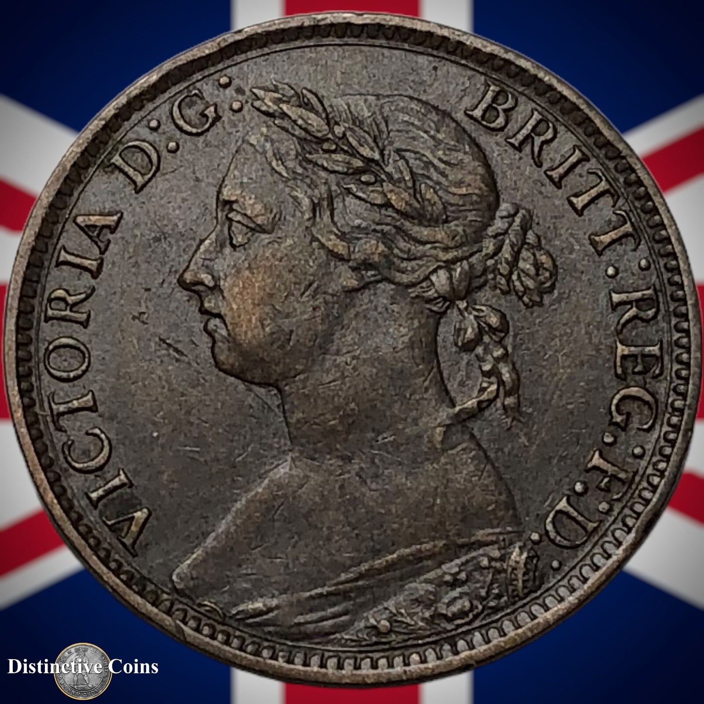 Great Britain 1886 Farthing 1/4d GB4181