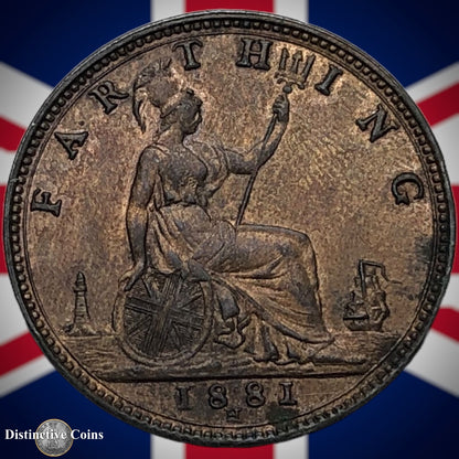 Great Britain 1881 H Farthing 1/4d GB3987