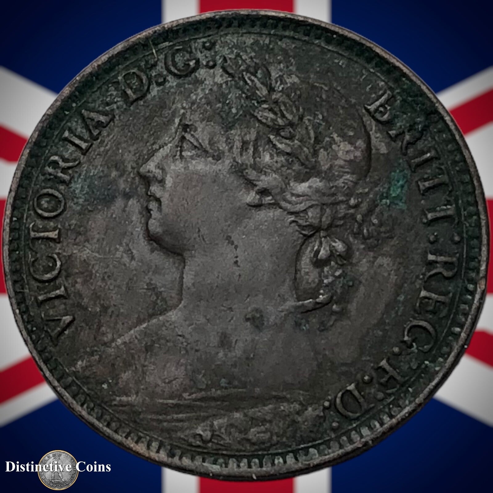 Great Britain 1891 Farthing 1/4d GB4301