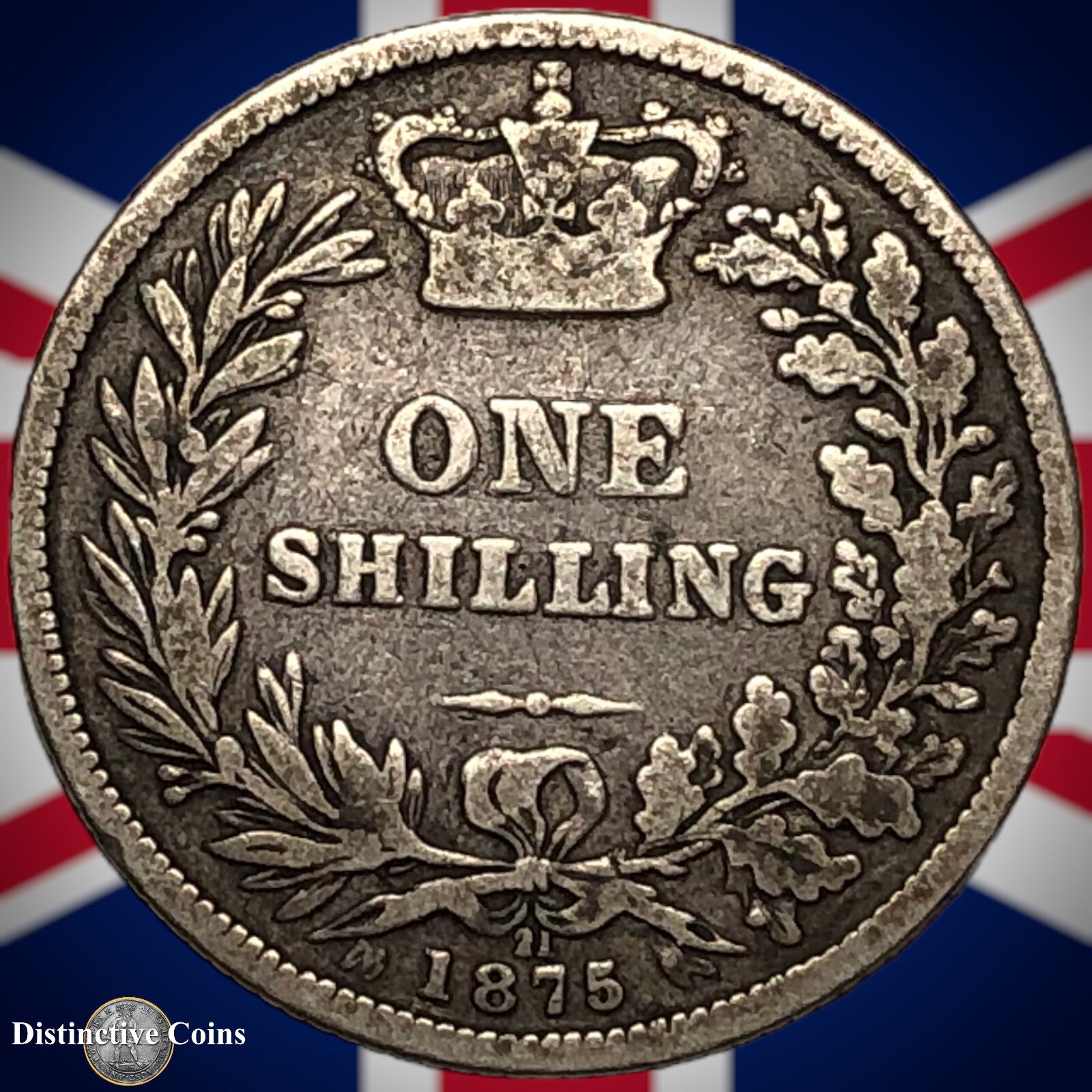 Great Britain 1875 British One Shilling GB0361