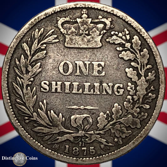 Great Britain 1875 British One Shilling GB0361