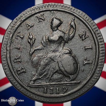 Great Britain 1719 Half Penny 1/2d GB5025