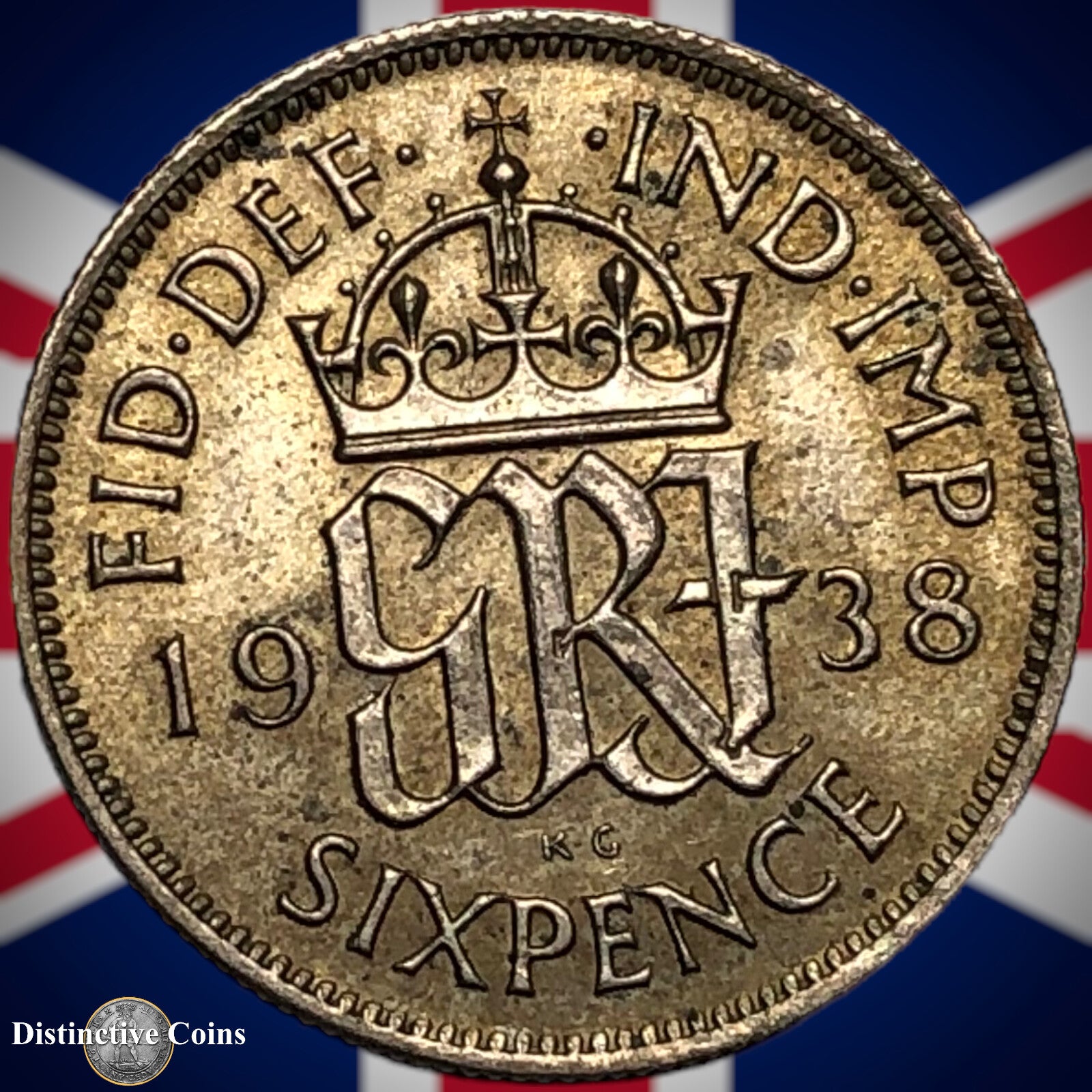 Great Britain 1938 Six Pence GB1721