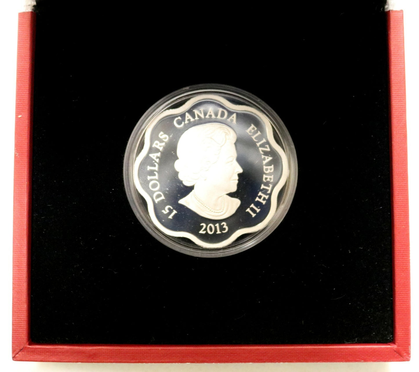 Canada 2013 $15 Lunar Lotus Year of Snake   B135