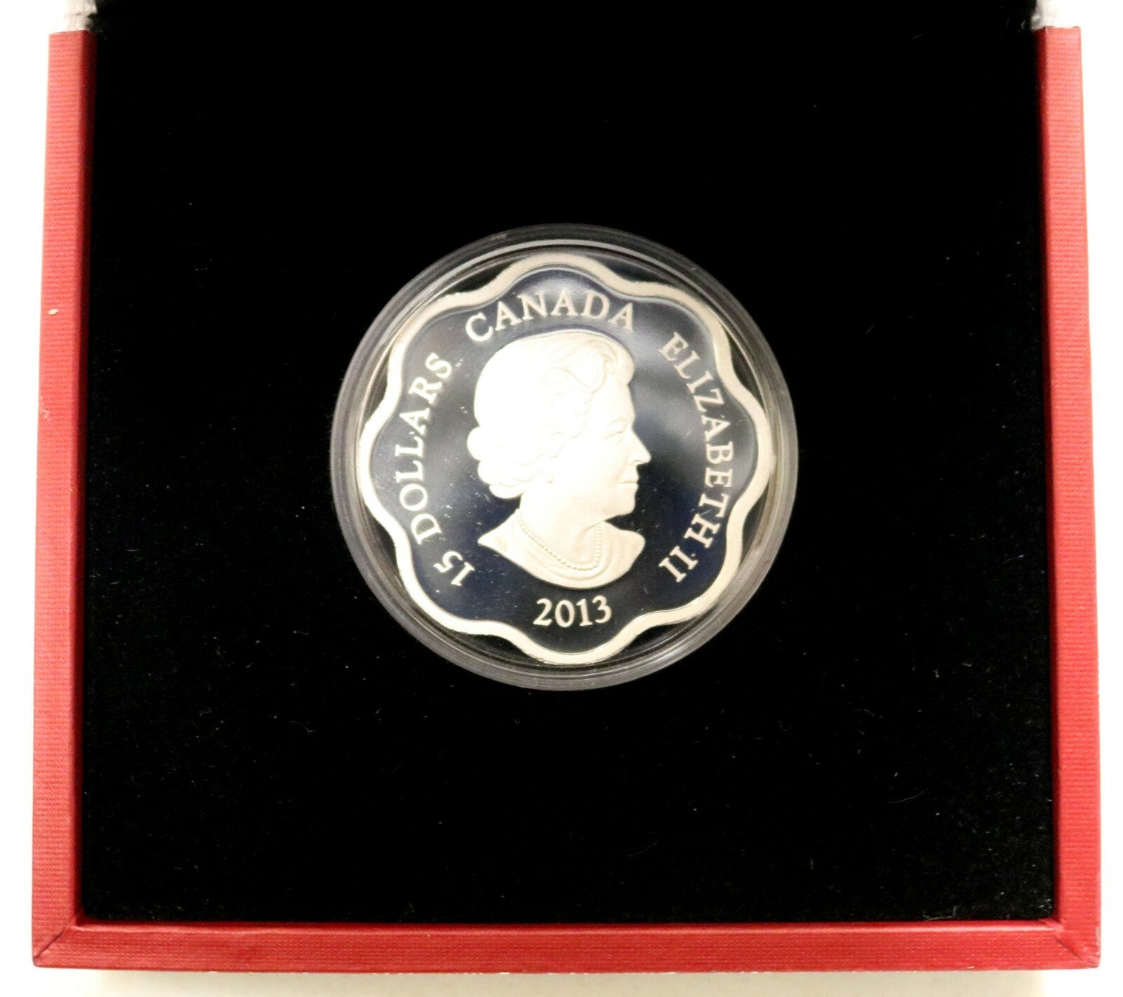 Canada 2013 $15 Lunar Lotus Year of Snake   B135