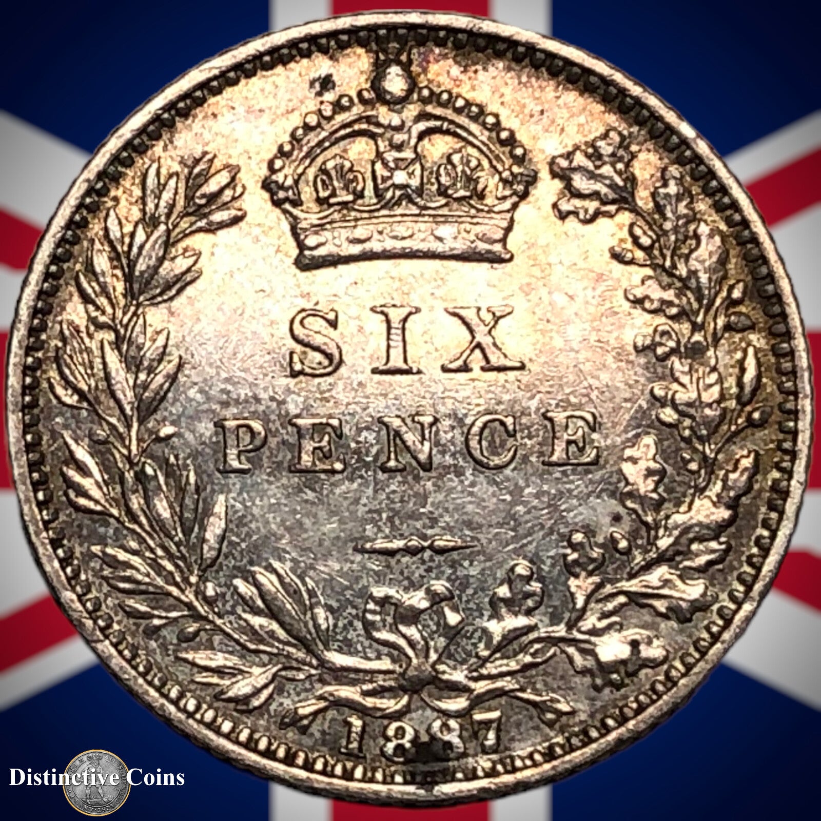 Great Britain 1887 Six Pence GB2683