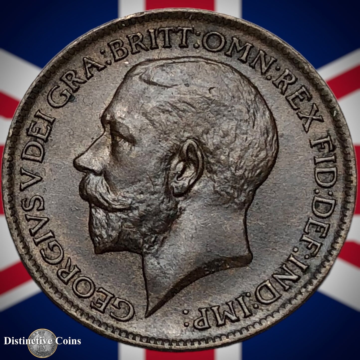 Great Britain 1913 Farthing 1/4d GB4659