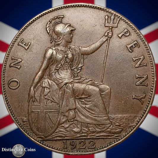 Great Britain 1922 Penny 1d GB7007