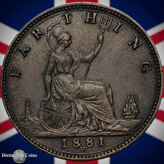 Great Britain 1881 H Farthing 1/4d GB3933