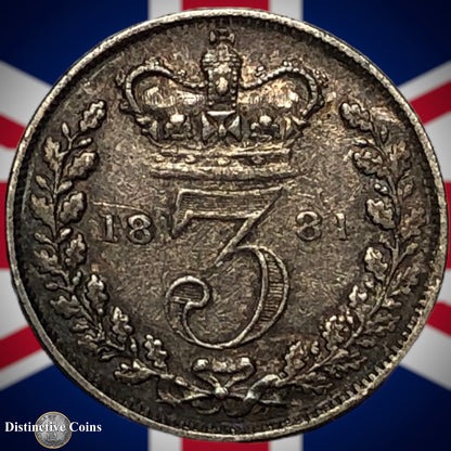 Great Britain 1881 Three Pence GB1915