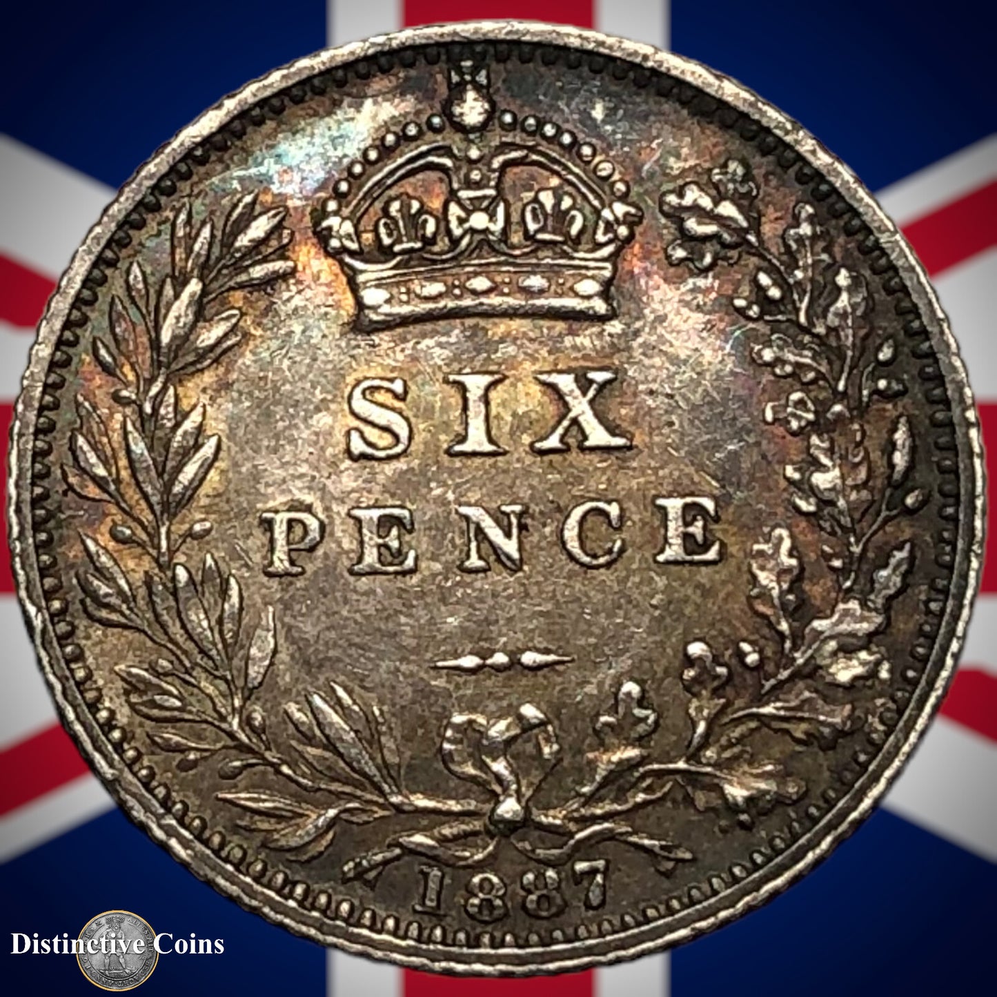 Great Britain 1887 Six Pence GB2681