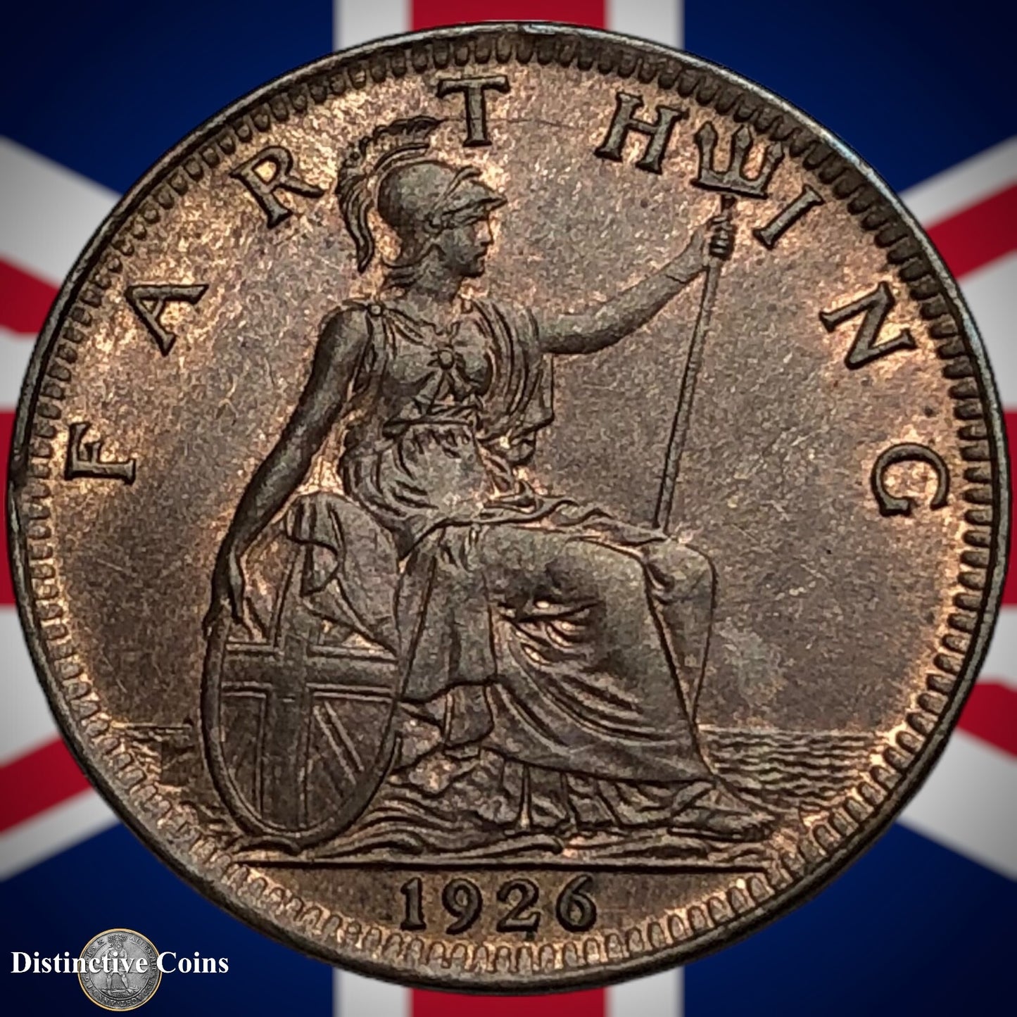 Great Britain 1926 Farthing 1/4d GB4842
