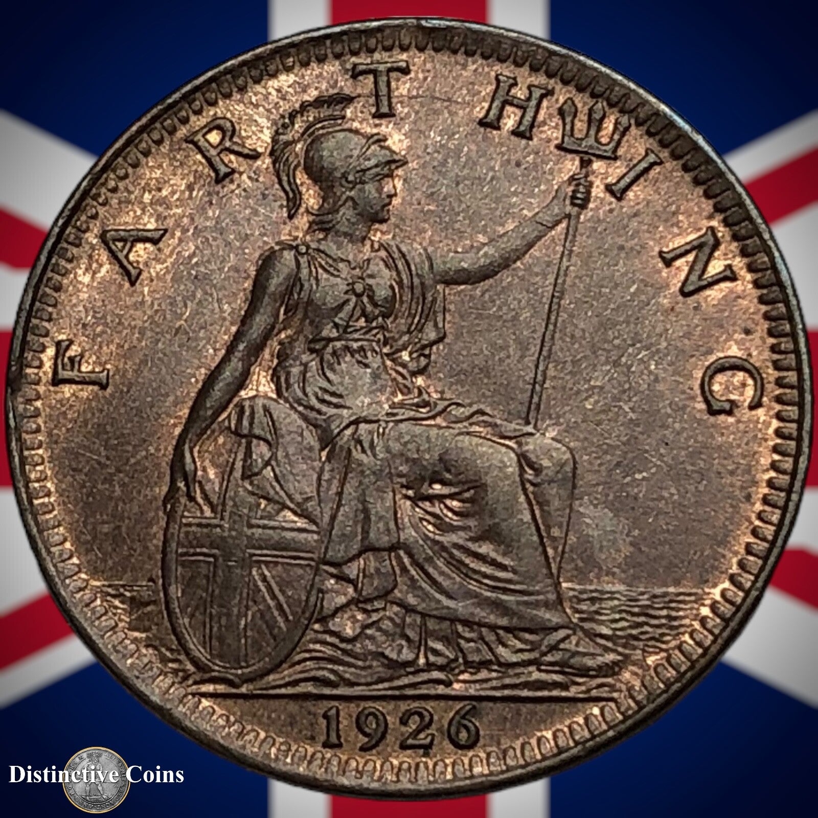Great Britain 1926 Farthing 1/4d GB4842