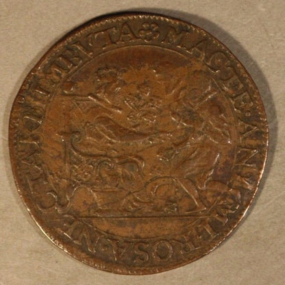 1585 Great Britain Elizabeth I Treaty of Nonesuch Medallion