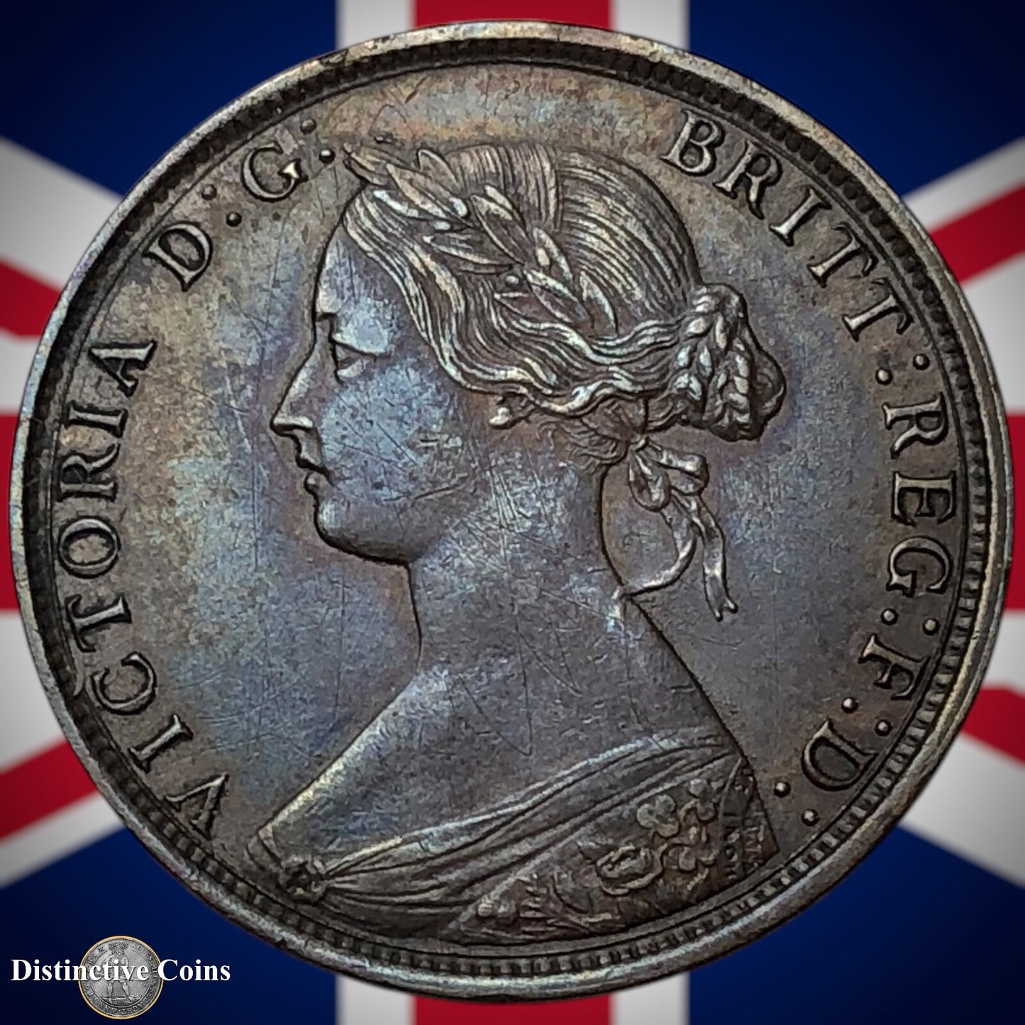 Great Britain 1862 Half Penny 1/2d GB5444