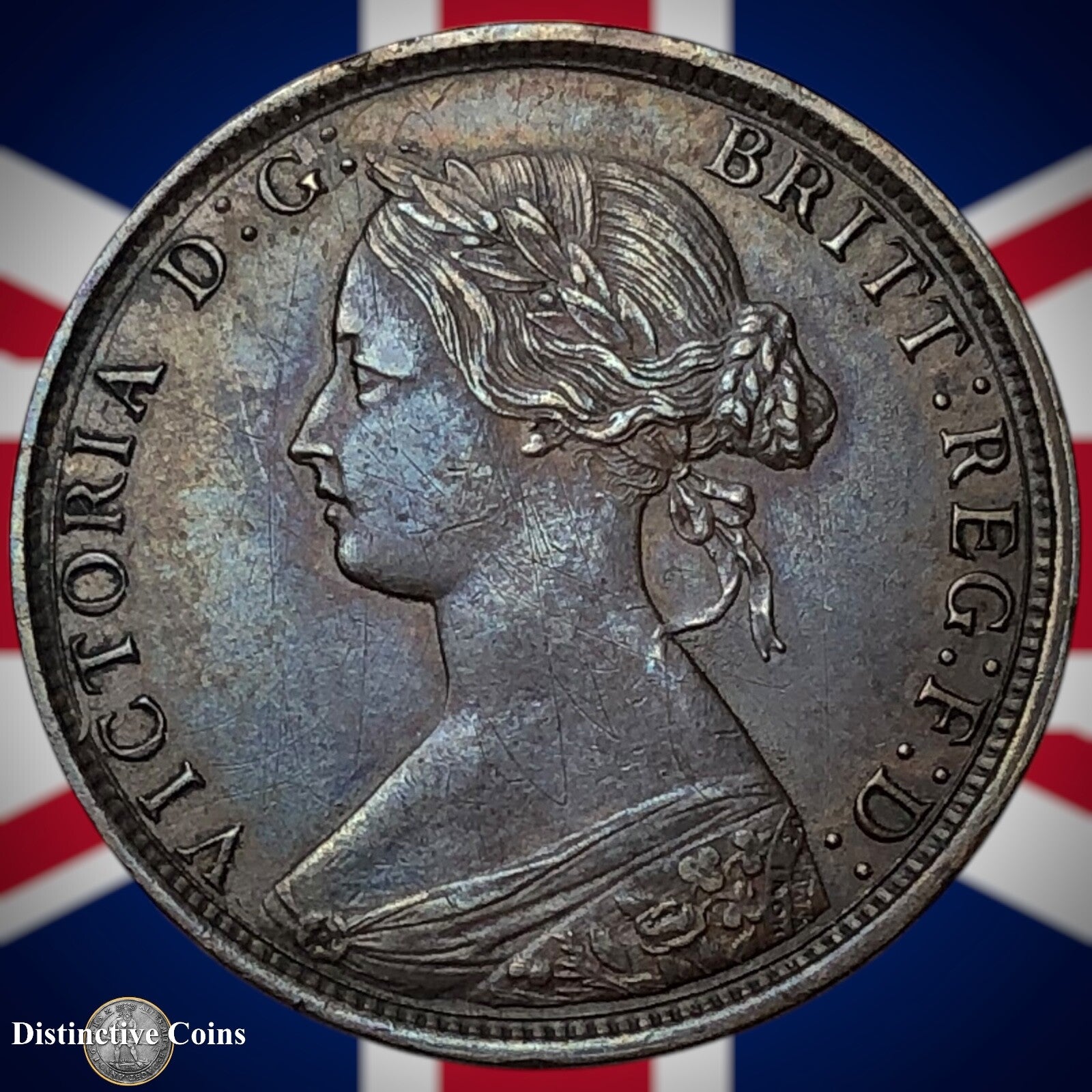 Great Britain 1862 Half Penny 1/2d GB5444