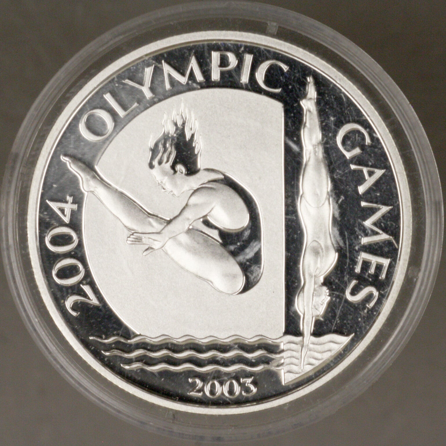 Samoa 2003 10 Tala Olympic Diver Proof