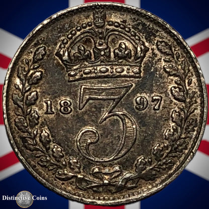 Great Britain 1897 Three Pence GB2044