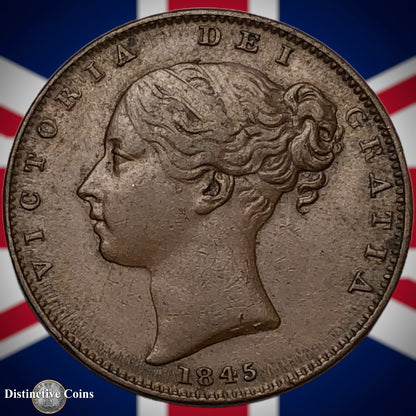 Great Britain 1845 Farthing 1/4d GB3416