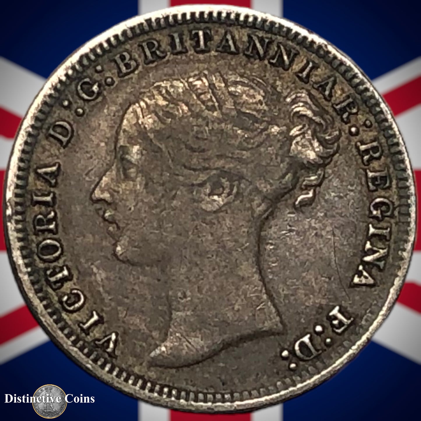 Great Britain 1877 Three Pence GB1885
