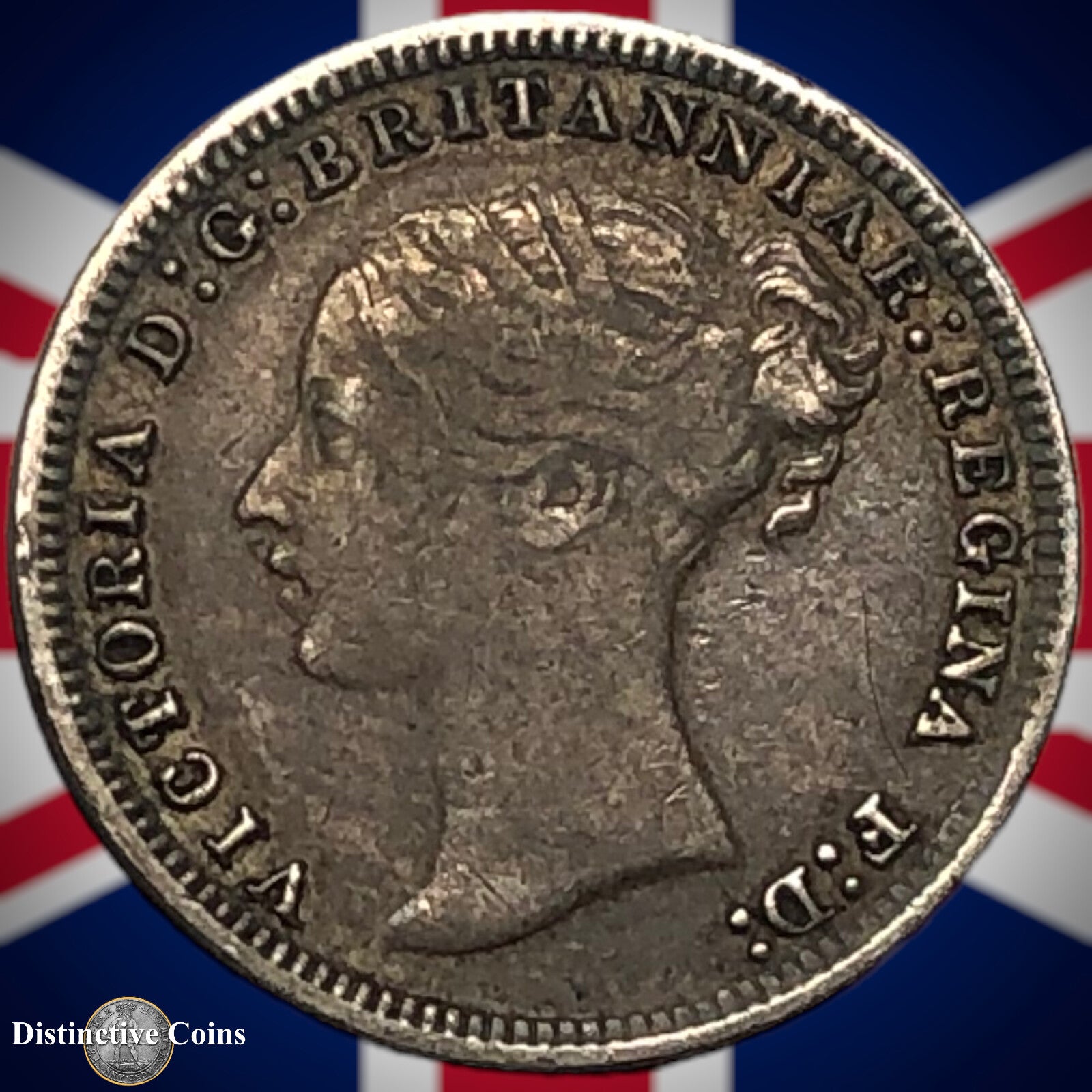 Great Britain 1877 Three Pence GB1885