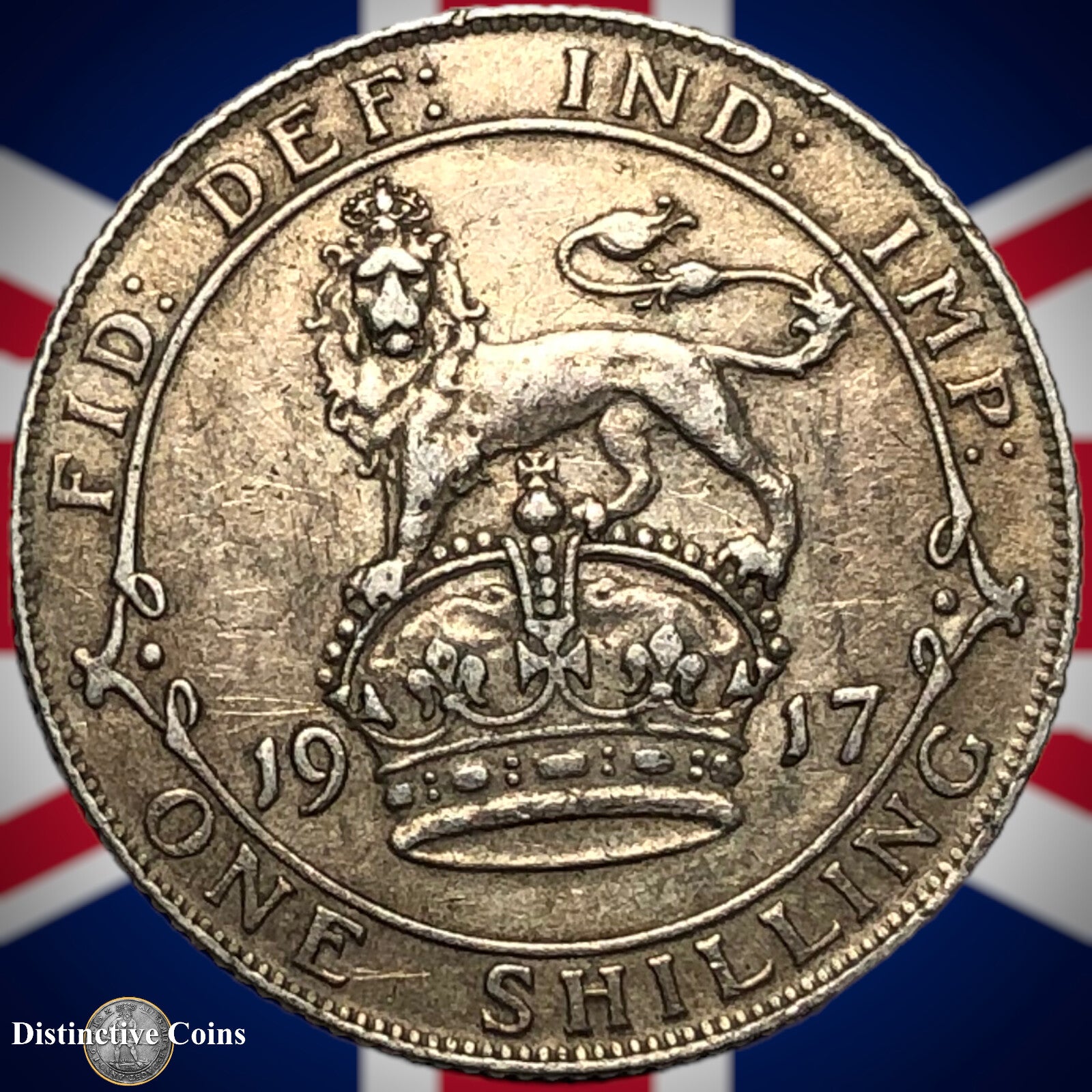 Great Britain 1917 One Shilling GB0997
