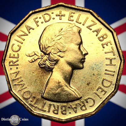 Great Britain 1953 Proof Three Pence GB2523