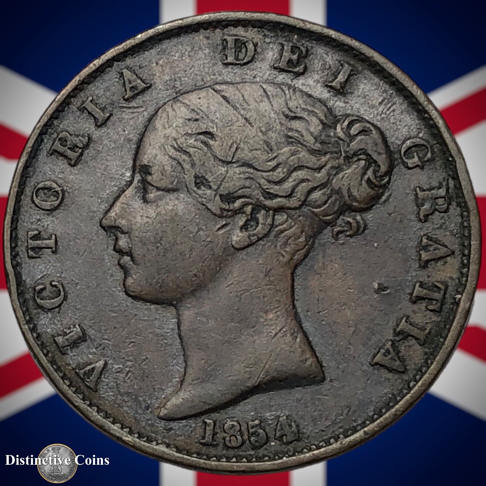 Great Britain 1854 Half Penny 1/2d GB5281